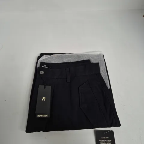 REPRESENT WORKSHOP SHORT – COTTON, BLACK, XL (MEN'S)