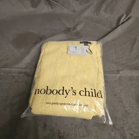 NOBODY'S CHILD SLEEVELESS CHARLIE MIDAXI DRESS IN YELLOW SIZE 14