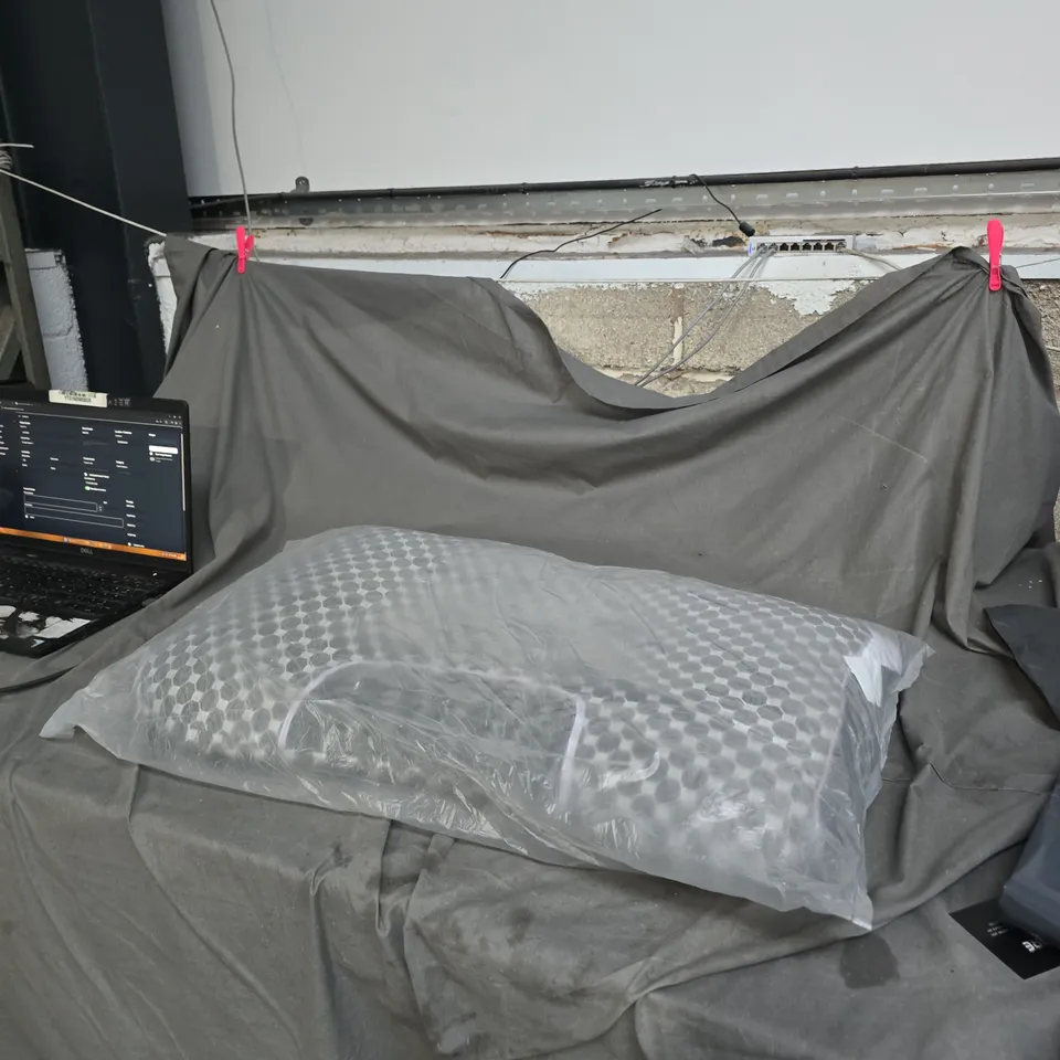 GOOD SLEEP 8H PILLOW – GREY, SEALED IN PLASTIC SPECIALIZED FOR COMFORT .