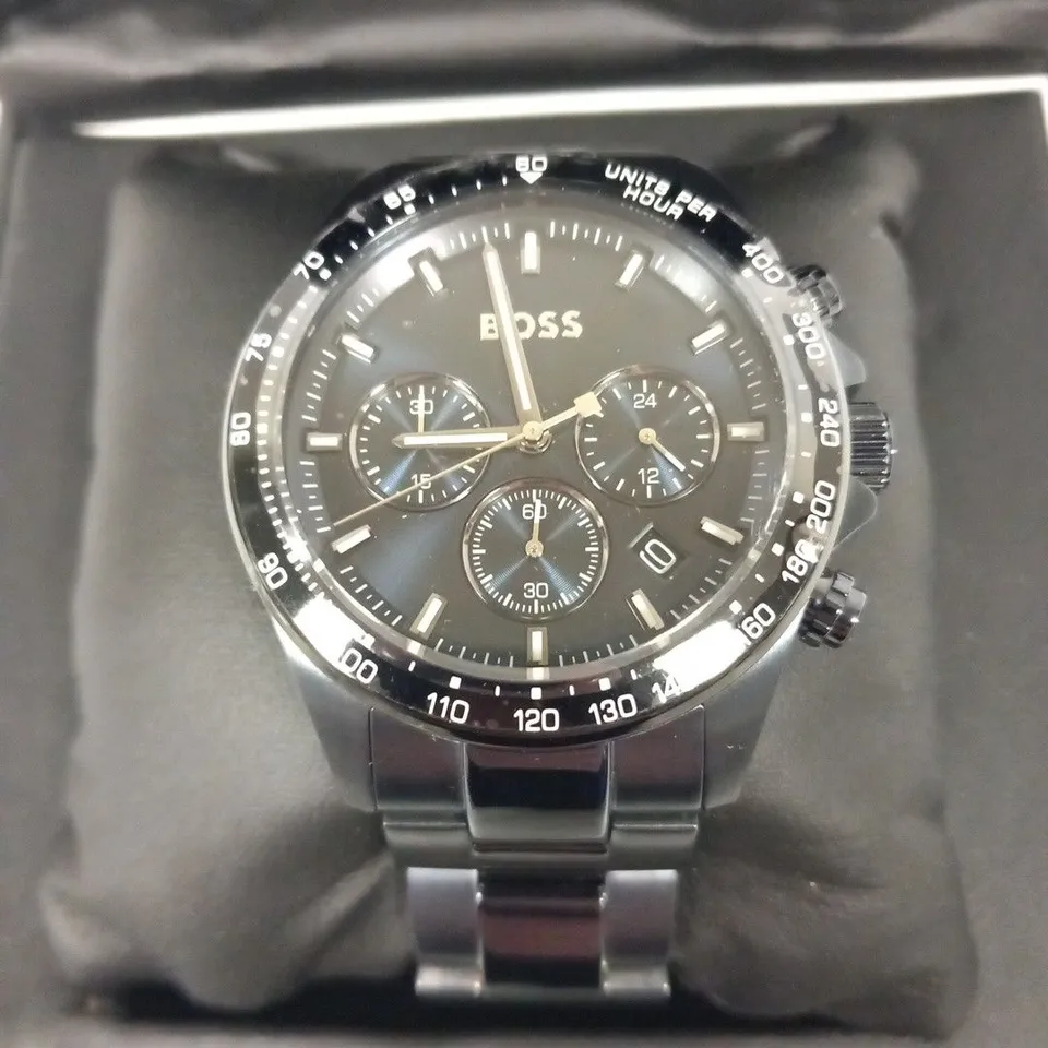 BOXED HUGO BOSS BOSS HERO SPORT LUX WRIST WATCH