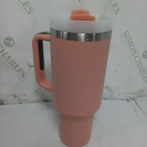 UNBRANDED INSULATED TRAVEL MUG IN PEACH