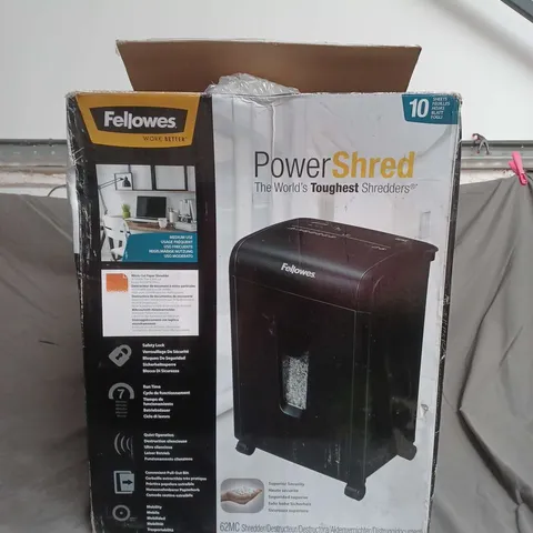 BOXED FELLOWES POWERSHRED PAPER SHREDDER IN BLACK