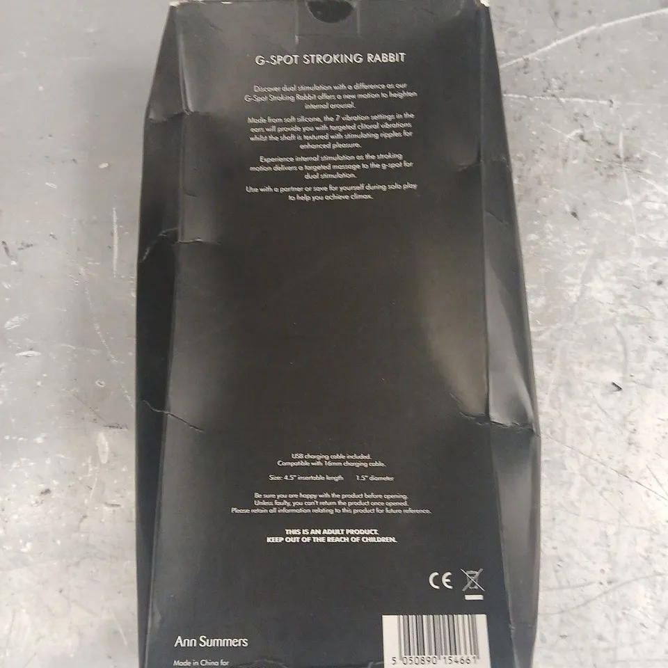 ANN SUMMERS RAMPANT RABBIT G-SPOT STROKING RABBIT