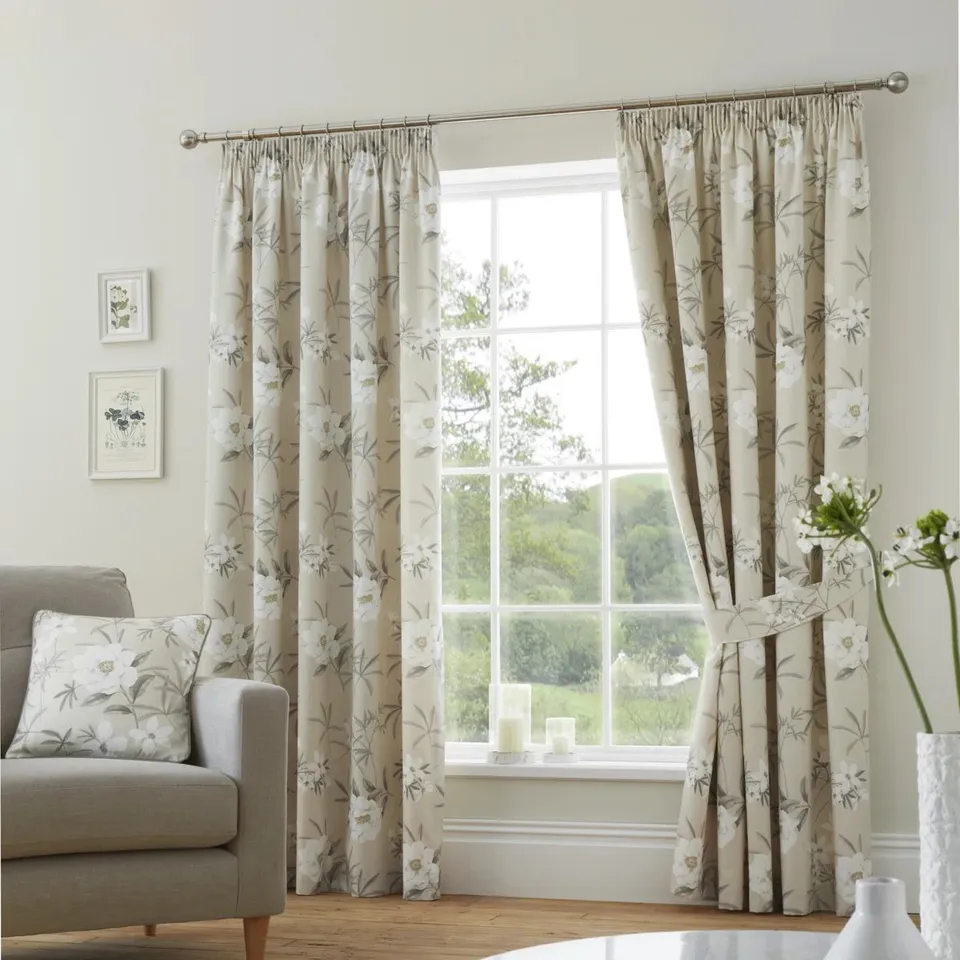 EVE COTTON ROOM DARKENING CURTAIN PAIR (SET OF 2)