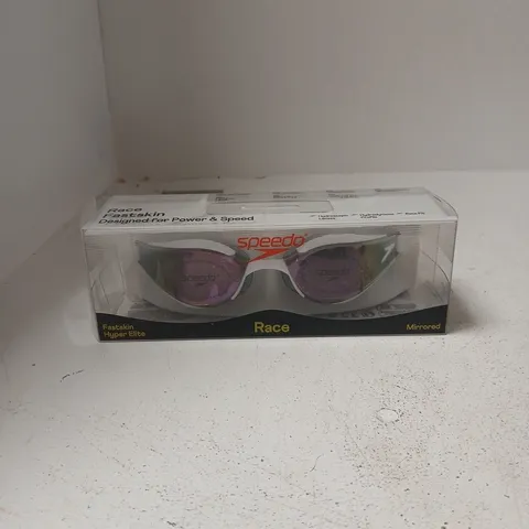 SPEEDO RACE MIRRORED SWIM GOGGLES – BOXED, FASTSKIN HYPER ELITE