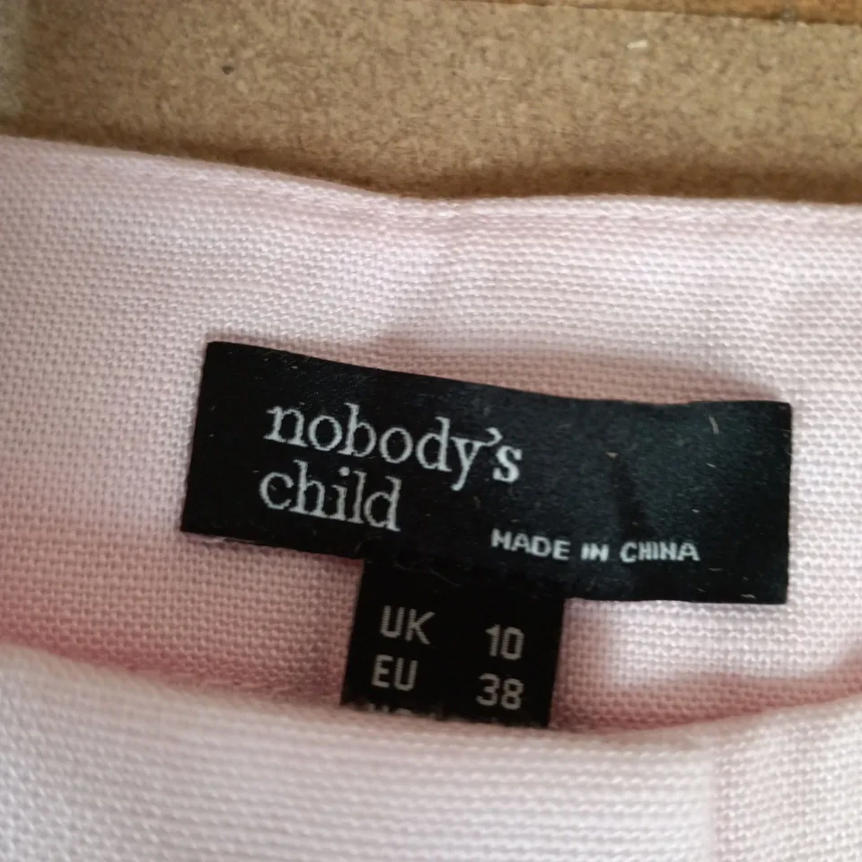 NOBODY'S CHILD WHITE TROUSERS – UK 10 (EU 38)