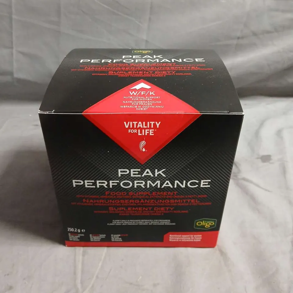VITALITY FOR LIFE PEAK PERFORMANCE FOOD SUPPLEMENT FOR WOMEN - 250G