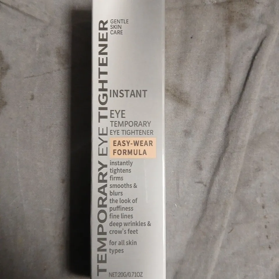 TOTE OF APPROXIMATELY 50 SEALED TEMPORARY EYE TIGHTENER CREAMS