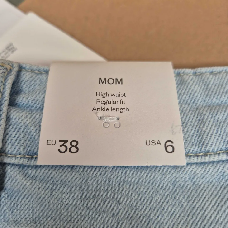 MNG MOM HIGH-WAIST JEANS – WOMEN'S, ANKLE LENGTH, EU 38 (US 6)
