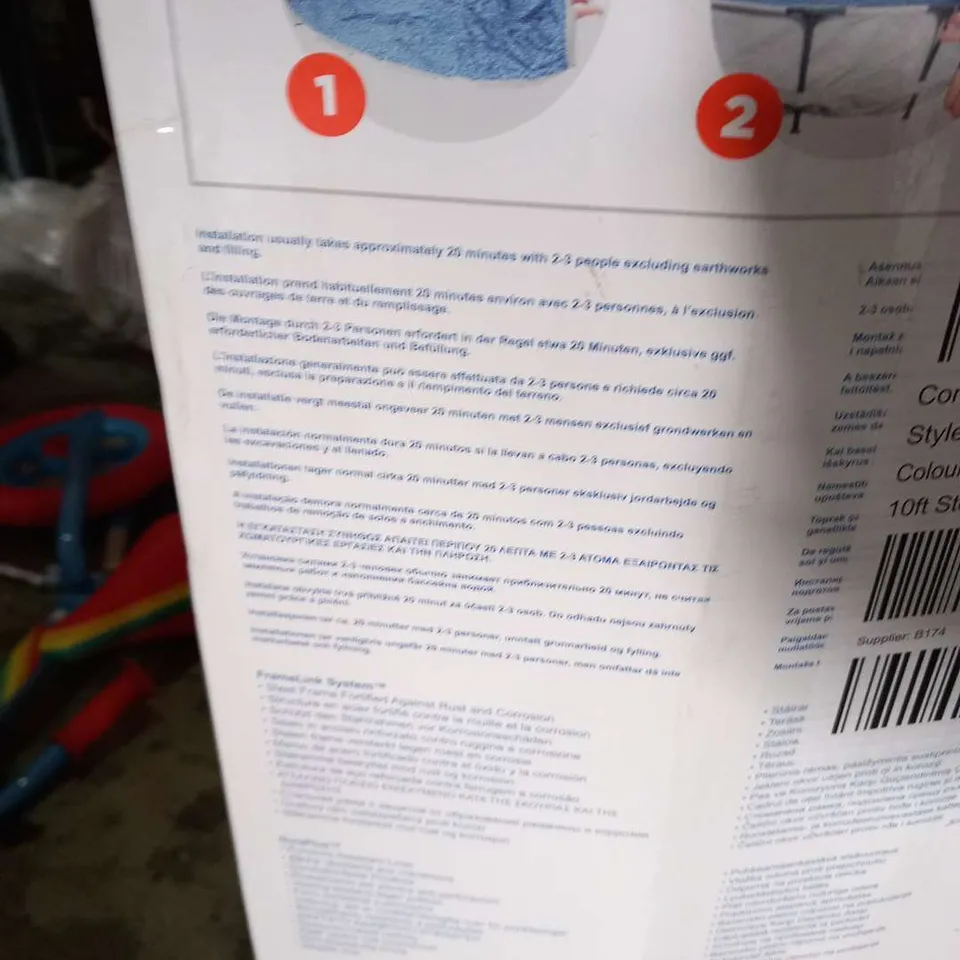 BOXED BESTWAY 10FT STEEL PRO MAX POOL
