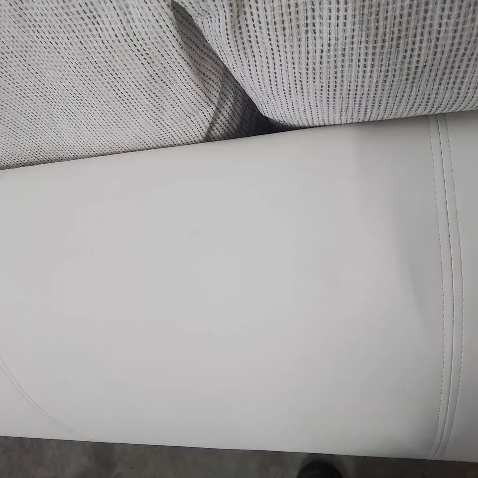 QUALITY DESIGNER BEELIAR LARGE 6 SEATER MODULAR SOFA IN WHITE