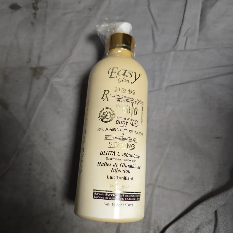 EASY GLOW STRONG GLUTA-C BODY MILK LOTION, 500ML, PUMP BOTTLE