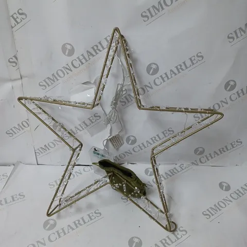 BOXED SARA DAVIES PRE-LIT BEADED STAR