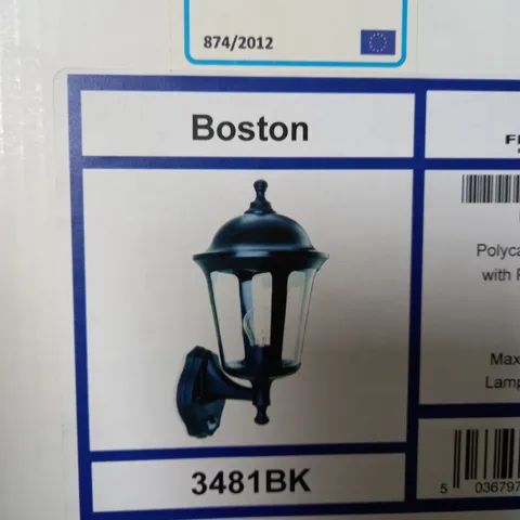 BOXED FIRSLIGHT BOSTON 1 LIGHT OUTDOOR WALL LANTERN