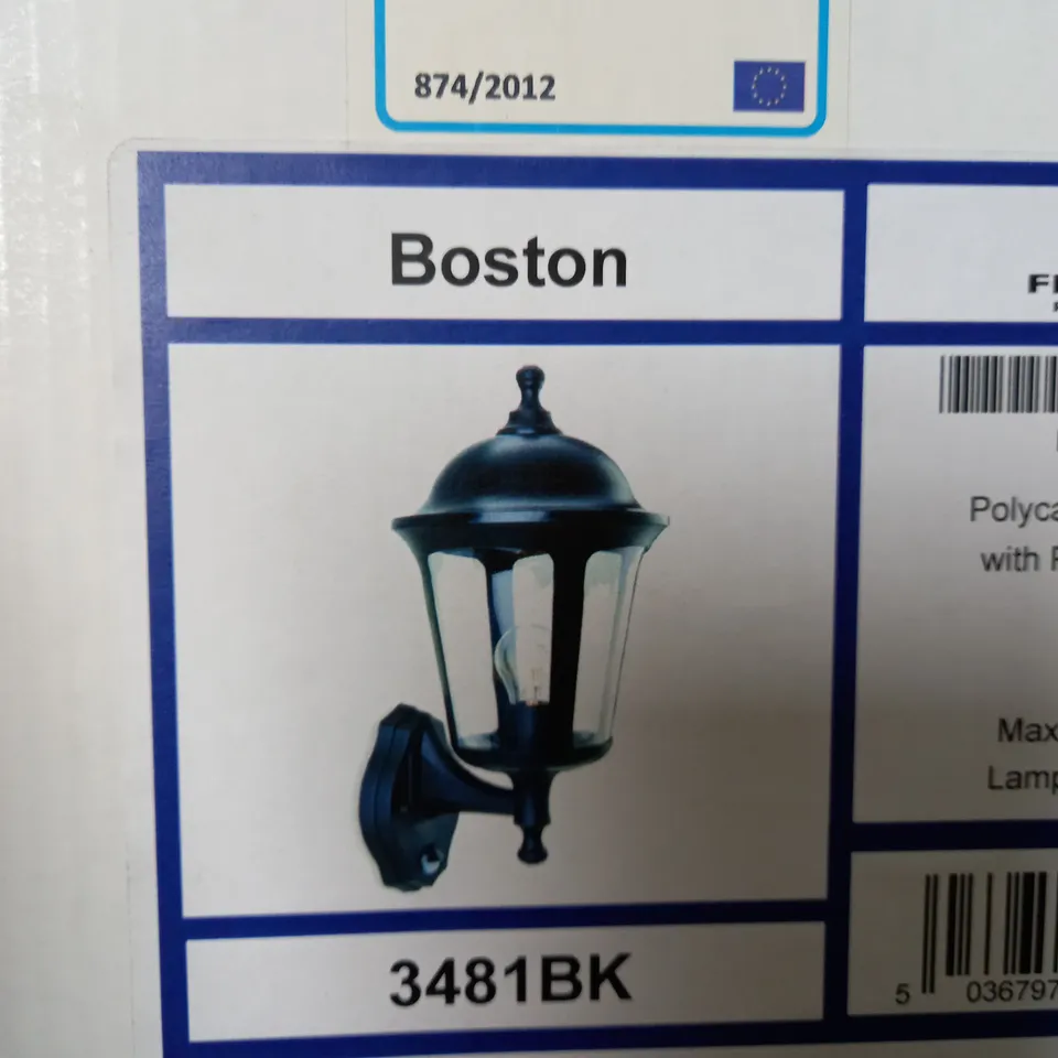 BOXED FIRSLIGHT BOSTON 1 LIGHT OUTDOOR WALL LANTERN