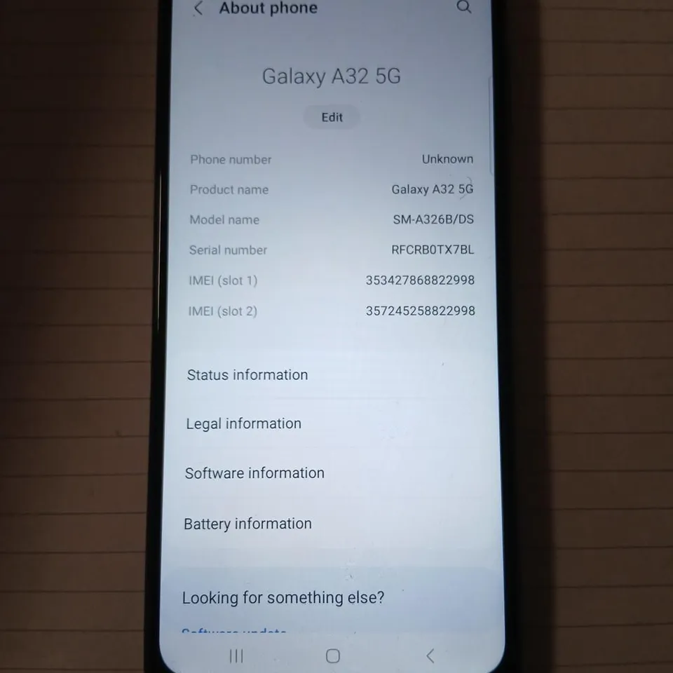 SAMSUNG GALAXY A32 5G SMARTPHONE – BLACK