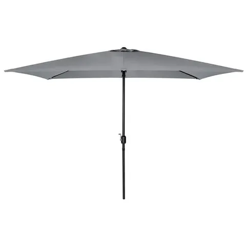 BOXED VAZZANO 2x3m PARASOL - GREY (1 BOX)