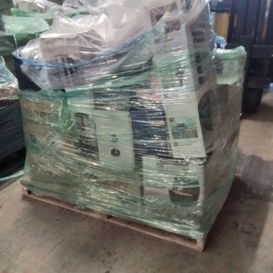 PALLET CONTAINING A LARGE QUANTITY OF ELECTRICAL PRODUCTS TO INCLUDE;KETTLE,AIR FRYER,BLENDER,TV,FAN