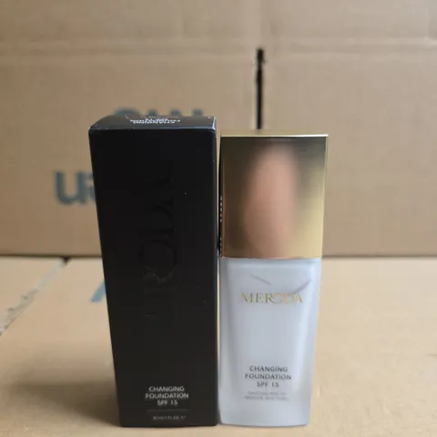 BOXED MERODA CHANGING FOUNDATION SPF 15 – MAKE-UP FOUNDATION, 30 ML