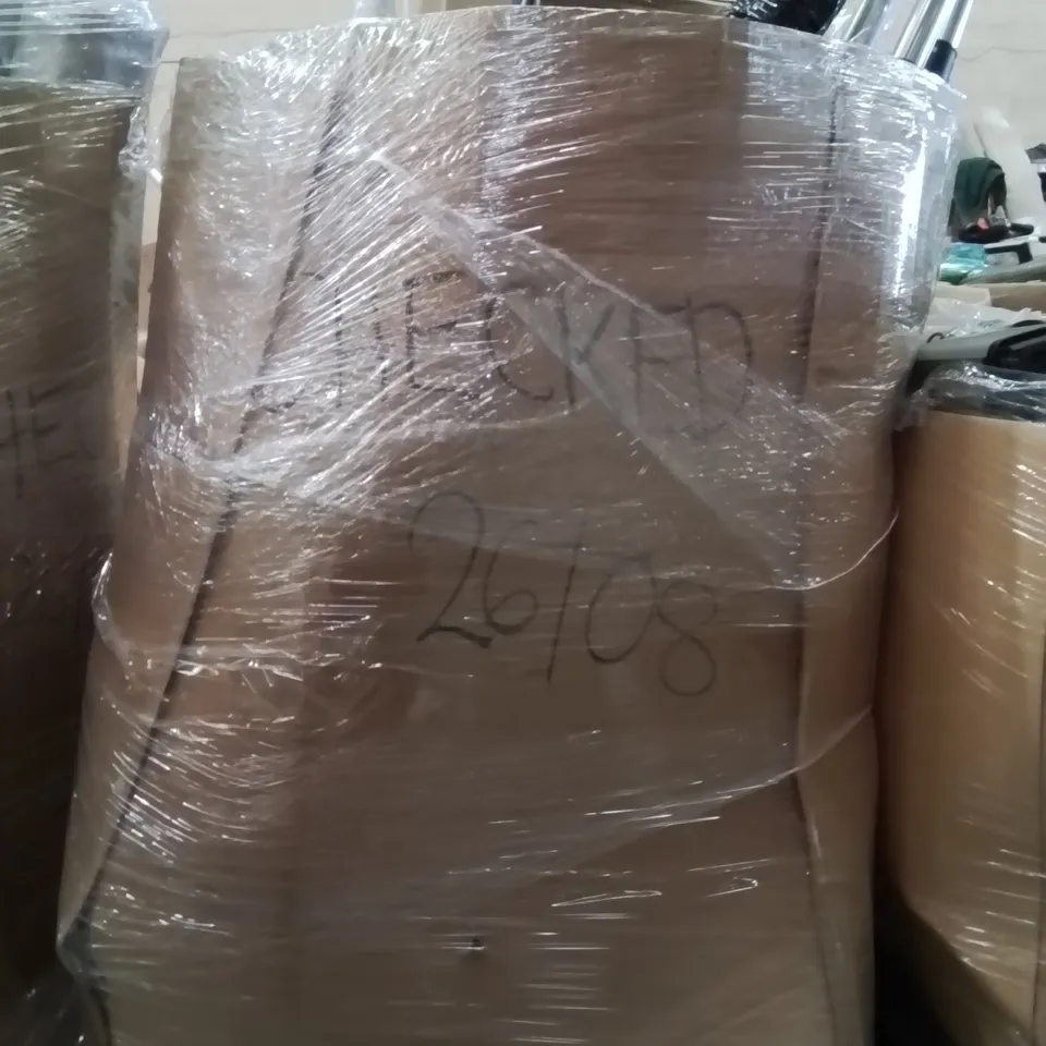 PALLET OF ASSORTED HOUSEHOLD GOODS AND PRODUCTS TO INCLUDE;GAZEBO,CLOTHES AIRER,CAMPING CHAIR,KETTLE