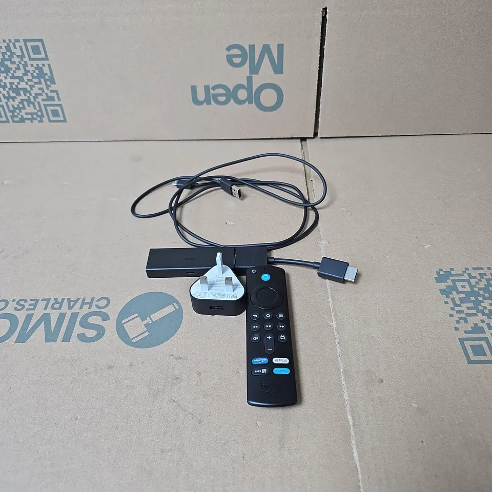 AMAZON FIRE STICK WITH REMOTE CONTROL, UNBOXED