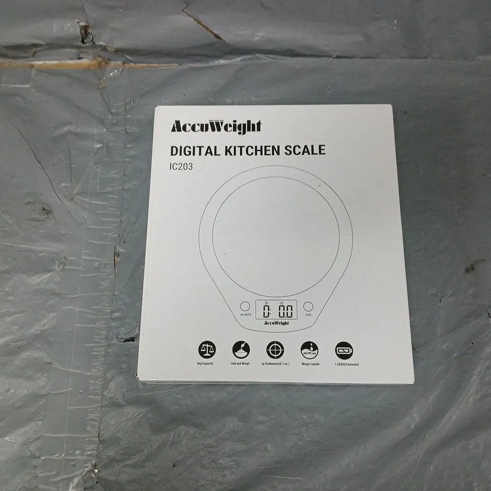 15 ACCUWEIGHT DIGITAL KITCHEN SCALE