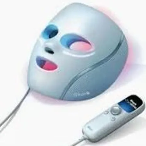 SHARK CRYOGLOW BLUE FROST LED MASK WITH CHARGING STAND