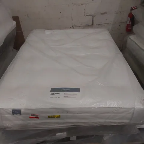 QUALITY BAGGED SILENTNIGHT 1400 POCKET ORTHO MATTRESS - 4'6 DOUBLE