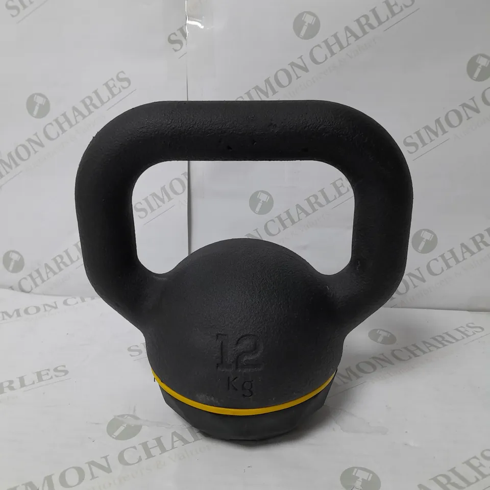 DOMYOS CAST IRON KETTLEBELL - 12KG
