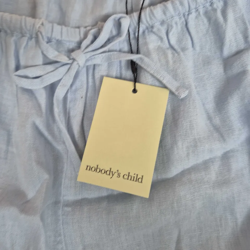 NOBODY'S CHILD LIGHT BLUE ' SHORTS, UK 12 (EU 40, USA 8)