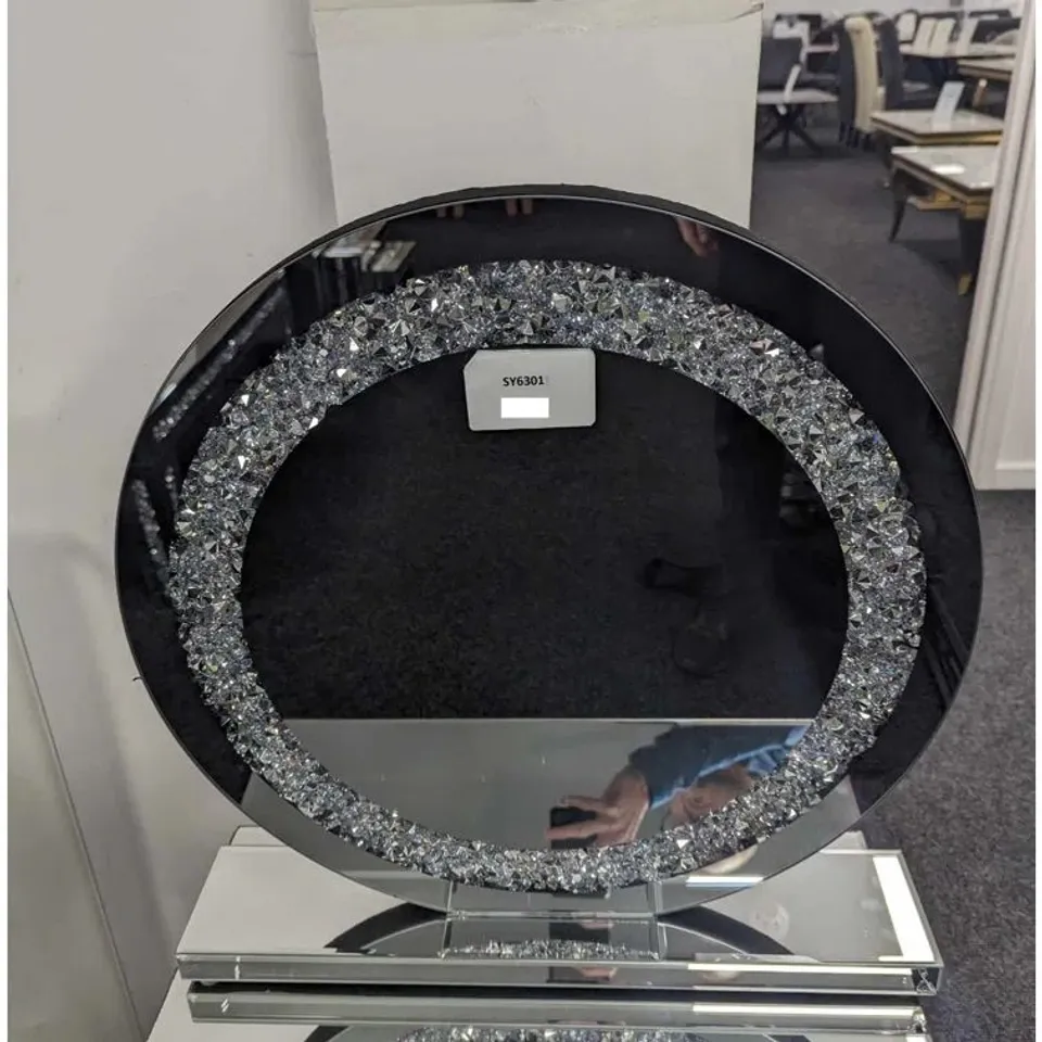BOXED NOVA GLASS ROUND FLOOR MIRROR (1 BOX)