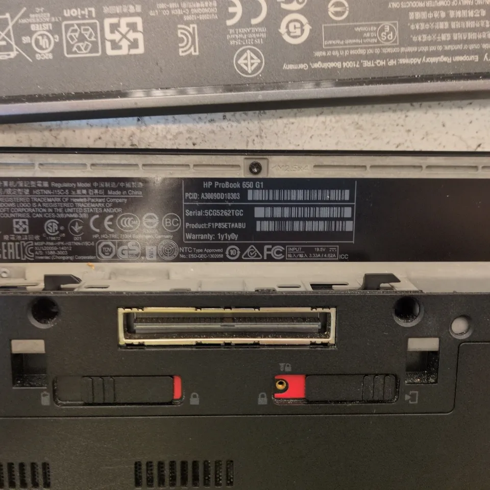 HP PROBOOK 650 G1 LAPTOP – 15.6" (FAULTY, AS-IS)