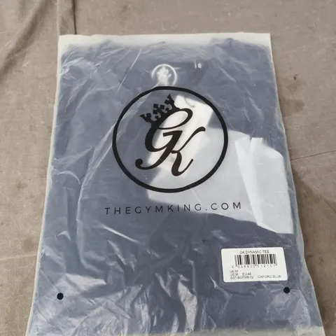 GYM KING GK DYNAMIC TEE – OXFORD BLUE, UK M