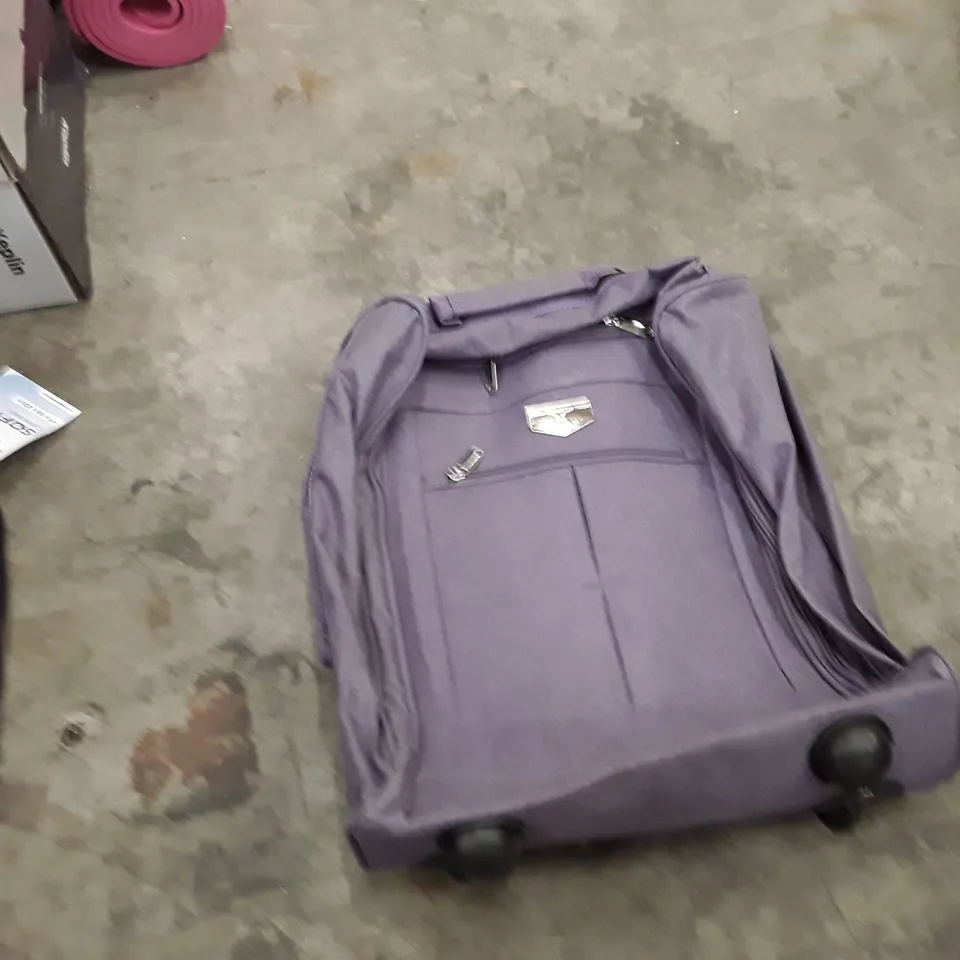 UNBOXED KEPLIN LUGG SMALL SIZE TRAVEL LUGGAGE WITH WHEELS PURPLE COLOUR