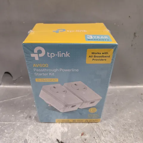 BOXED SEALED TP-LINK A600 POWERLINE STARTER KIT