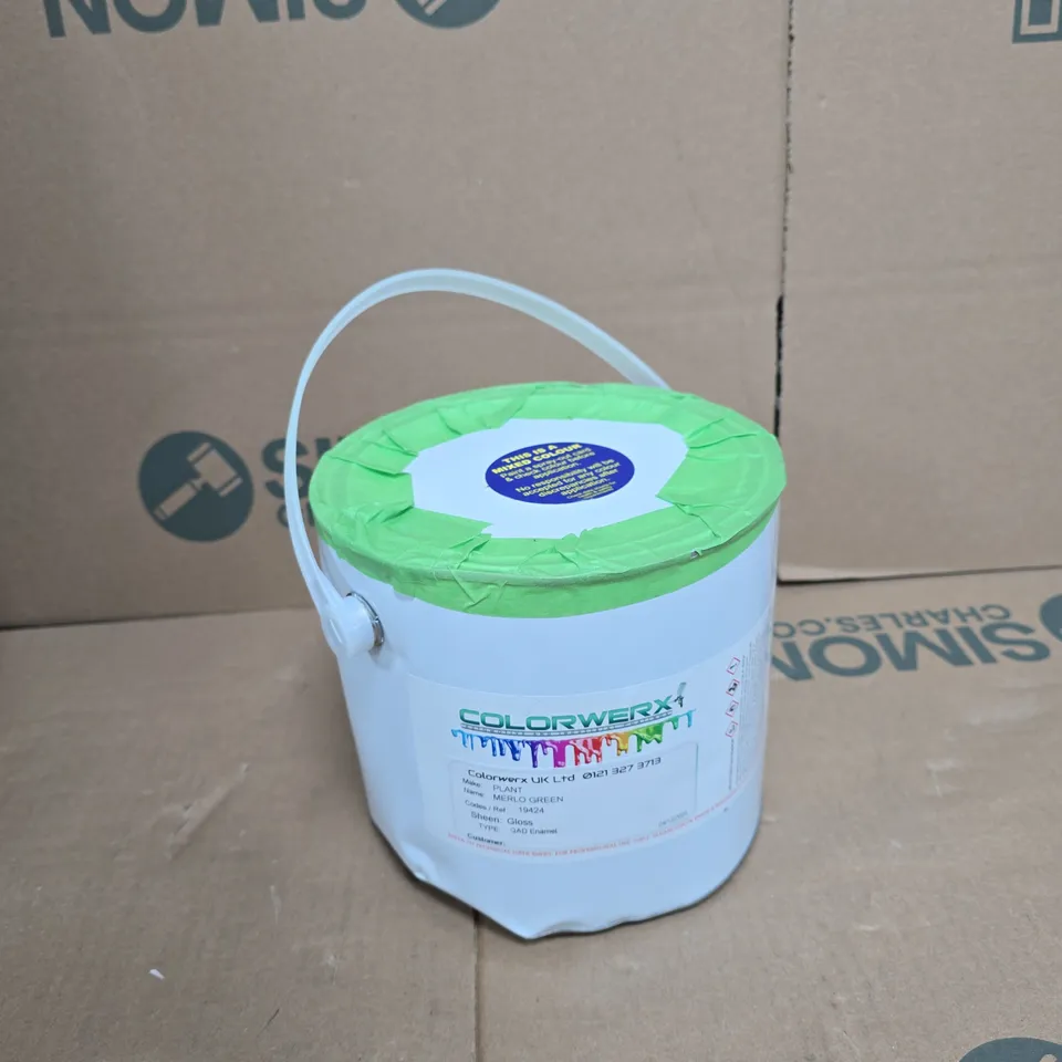 COLORWERX MERLO GREEN GLOSS ENAMEL PAINT