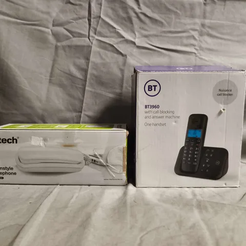 BOX OF APPROXIMATELY 20 ASSORTED ITEMS TO INCLUDE VTECH TRIMSTYLE TELEPHONE, ETC - COLLECTION ONLY