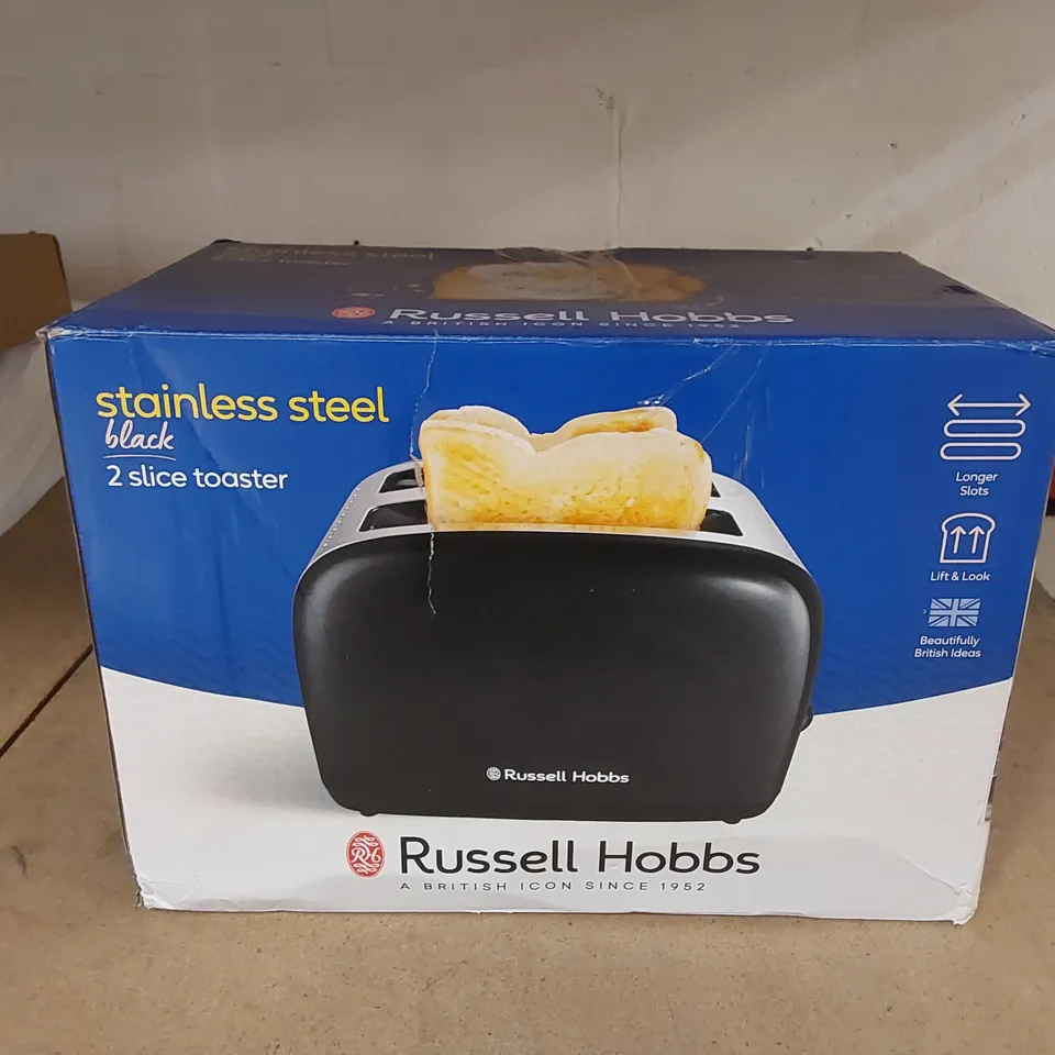 BOXED RUSSELL HOBBS 2 SLICE TOASTER 