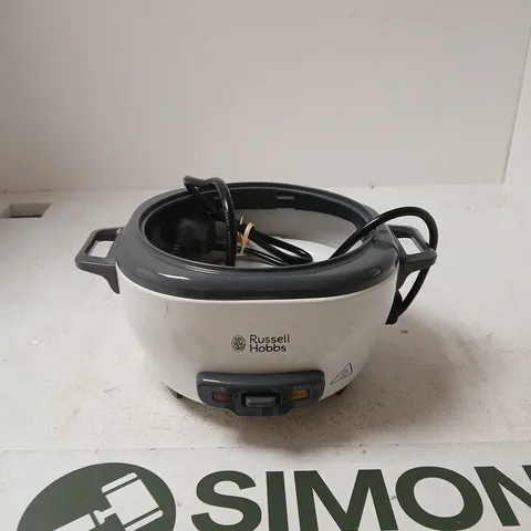 RUSSELL HOBBS RICE COOKER, MODEL 27030, 220-240V, 300W – WHITE/GREY