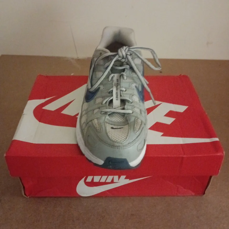 BOXED PAIR OF NIKE P-6000 TRAINERS IN VAST GREY - UK 6