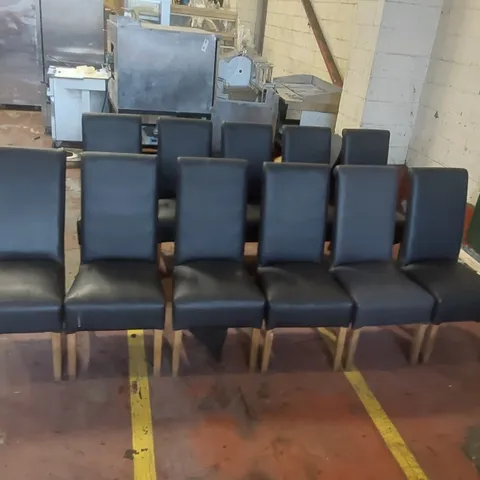 11x UPHOLSTERED RESTAURANT DINING CHAIRS