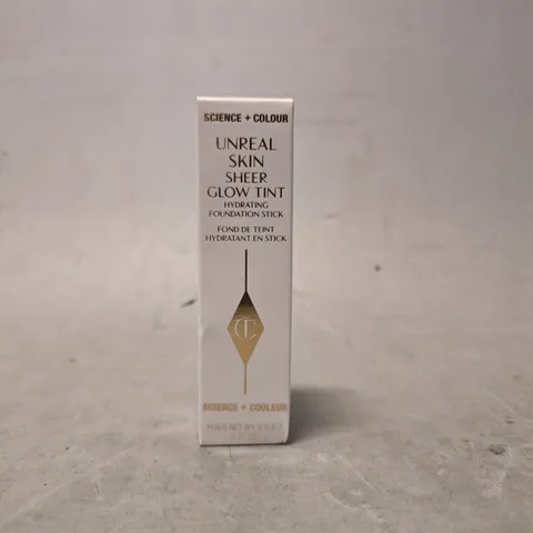 CHARLOTTE TILBURY UNREAL SKIN SHEER GLOW TINT HYDRATING FOUNDATION STICK