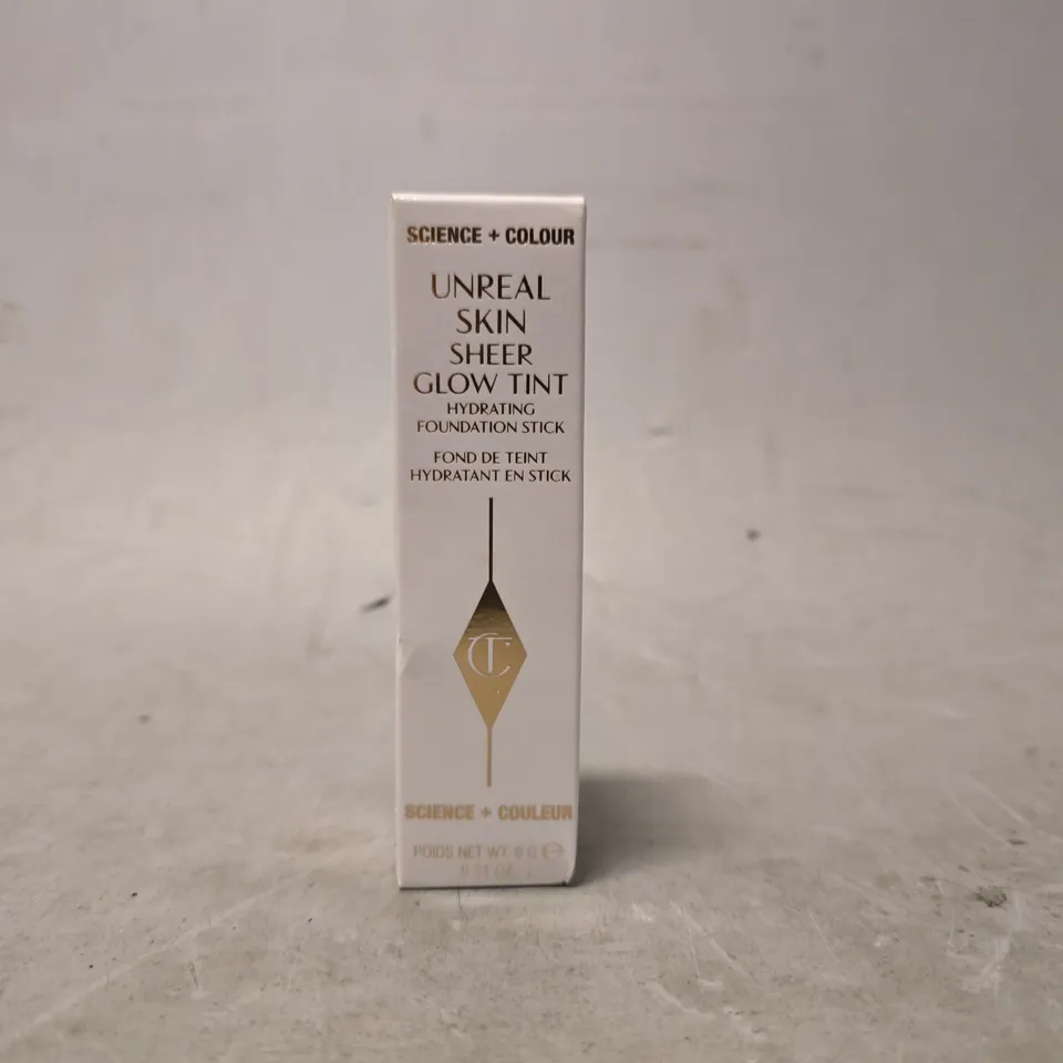 CHARLOTTE TILBURY UNREAL SKIN SHEER GLOW TINT HYDRATING FOUNDATION STICK
