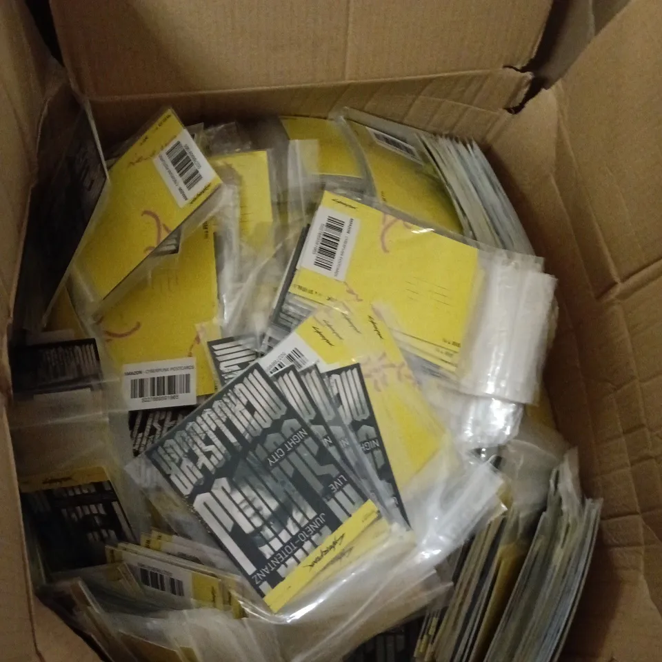 BOX OF CYBER PUNK NIGHT CITY POSTCARDS