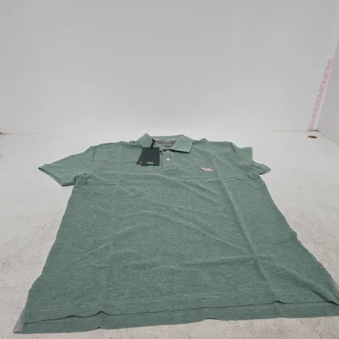 GUNN POLO SHIRT – DUSTY SAGE, UK SIZE S (SM/P)