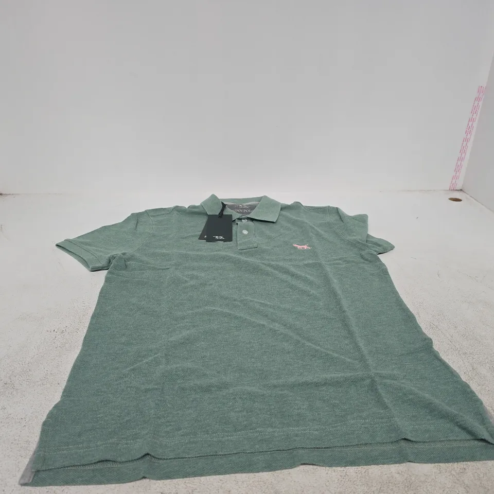 GUNN POLO SHIRT – DUSTY SAGE, UK SIZE S (SM/P)