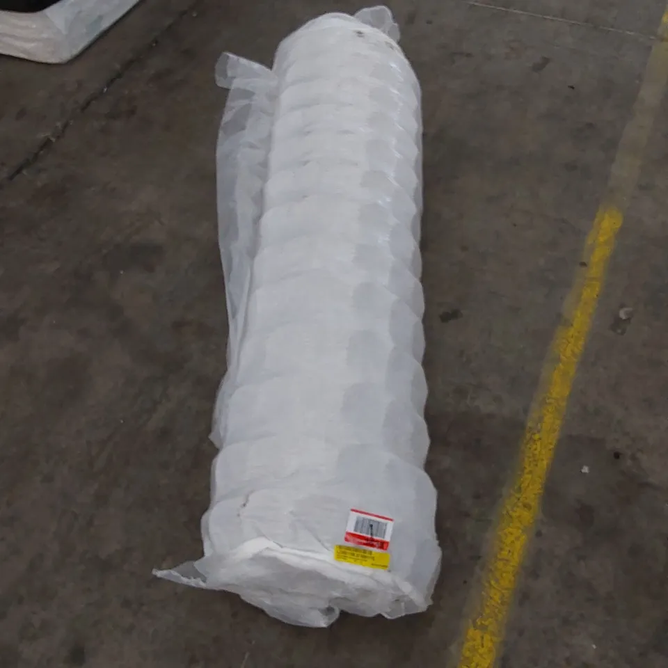QUALITY BAGGED AND ROLLED 5' KING SIZE QUILTO MEMORY SPRUNG OPEN COIL MATTRESS 