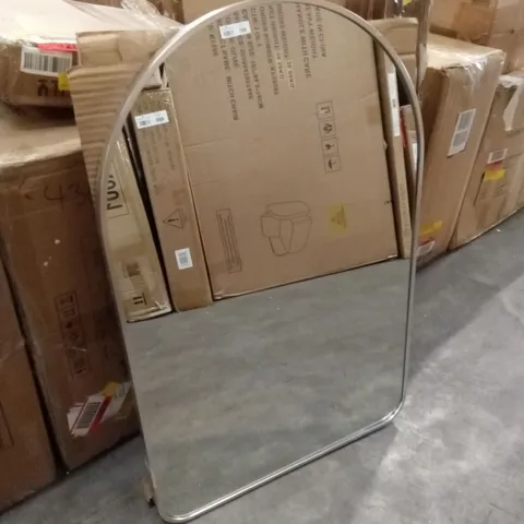 NIELSEN ARCHED WALL MIRROR WITH METAL FRAME 