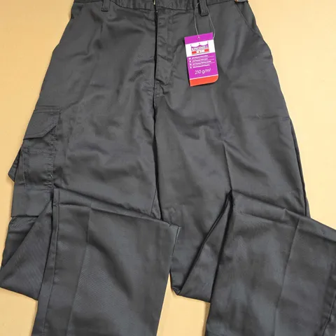 BRAND NEW PORTWEST LADIES COMBAT TROUSERS IN BLACK - MEDIUM