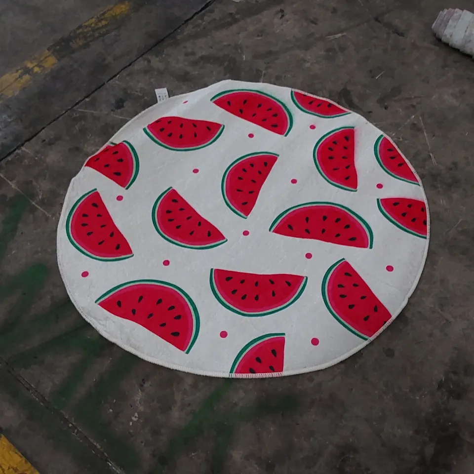 CHILAI HOME ROUND WATERMELON BATHMAT